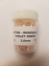Glitterflakes Irid Violet/Green 3mm