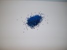 Blue glitterflakes 1,5mm