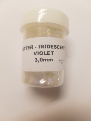 Glitterflakes Irid Violet 3mm